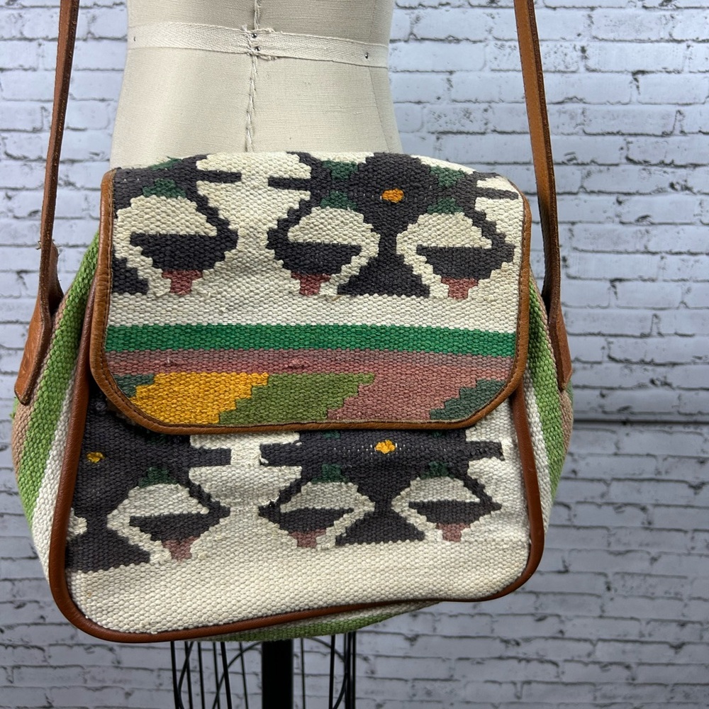 Fossil | Multicolor Patterned Boho Shoulder Bag - image 2